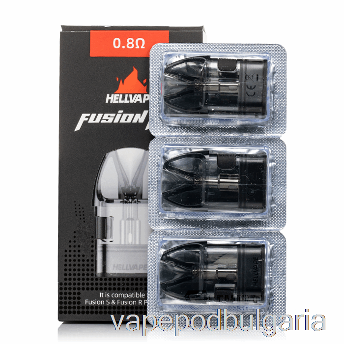 Vape Технически характеристики Hellvape Fusion R резервни подове 0.8ohm Meshed Pods